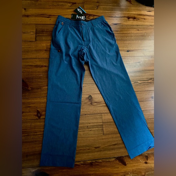 Salt Life Men’s Blue SLX Performance Expedition Fishing/Utility Pants NWT - Picture 1 of 16